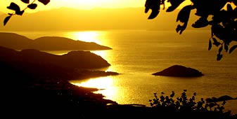 Sunset in the Bay of Mochlos